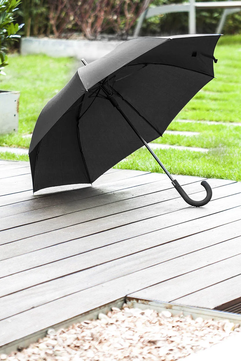 Regenschirm Mousson, schwarz – Bild 3