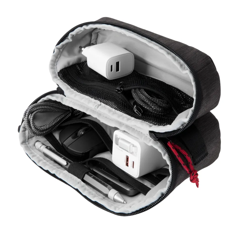 Kabeltasche BUSINESS TECH 2 GO, anthrazit/schwarz – Bild 4