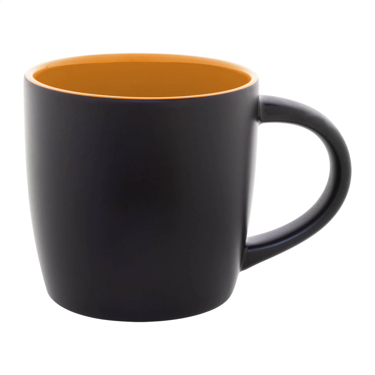 Tasse Sculptus, orange, schwarz – Bild 3