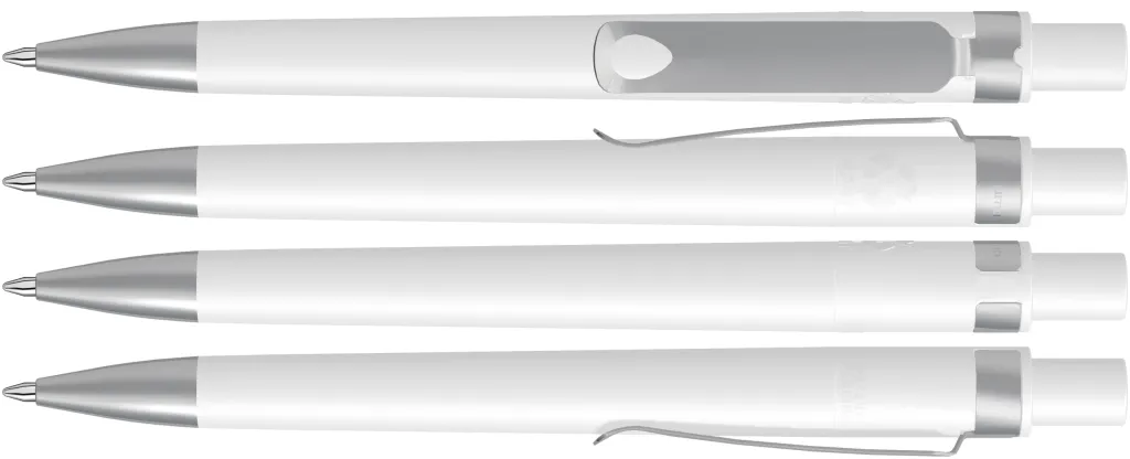 RECYCLED PET PEN CORE F SI Druckkugelschreiber weiss, weiss – Bild 2