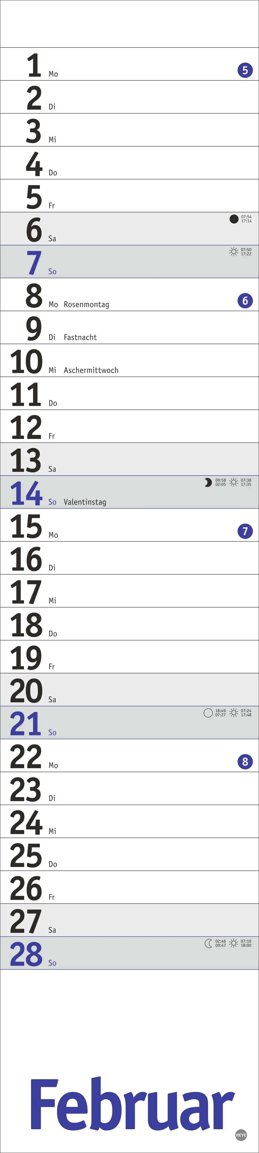 Langplaner, blau 2027 – Bild 3