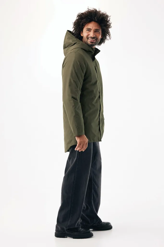 IQONIQ Thelon Parka aus recyceltem Polyester, khaki – Bild 6