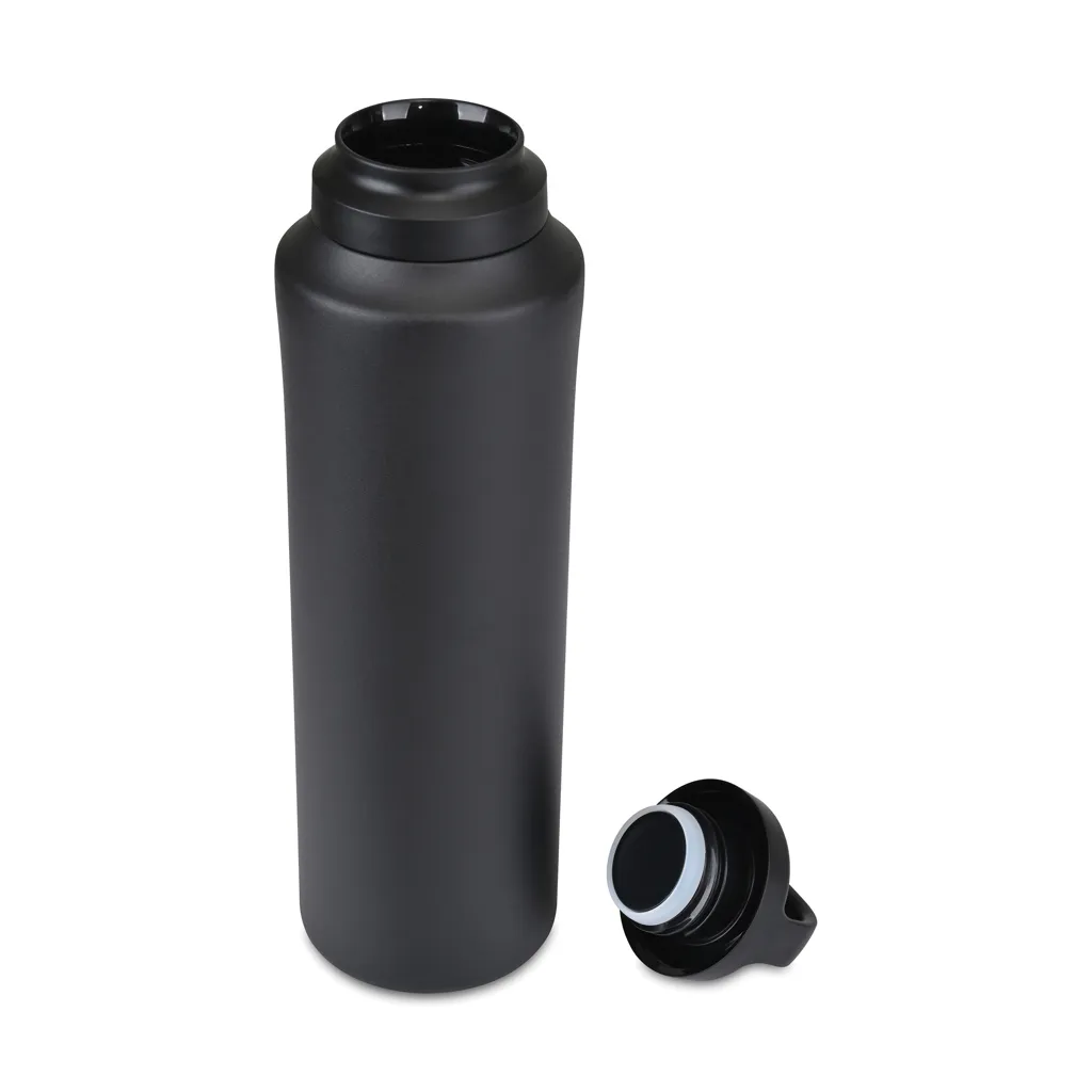 Aviana™ Rowan RCS recycelte Wasserflasche 740ml, schwarz – Bild 2