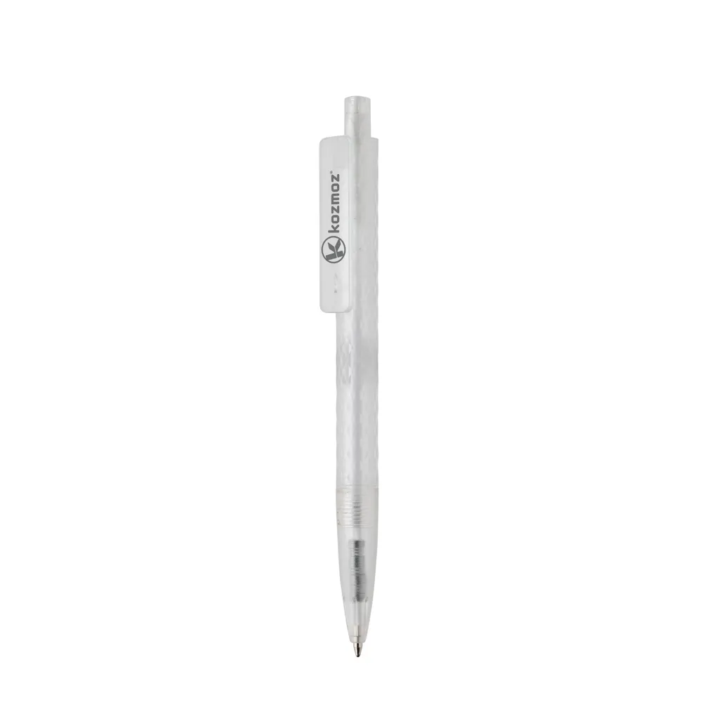 X3 Frosted-Pen aus GRS recyceltem PC, weiß – Bild 4