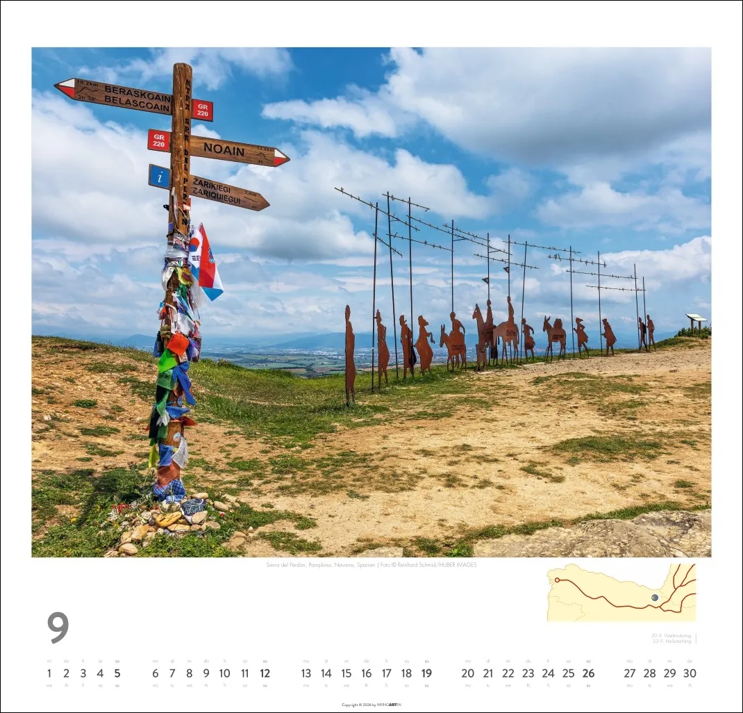 Auf dem Jakobsweg - El Camino Wandkalender 2027 – Bild 10