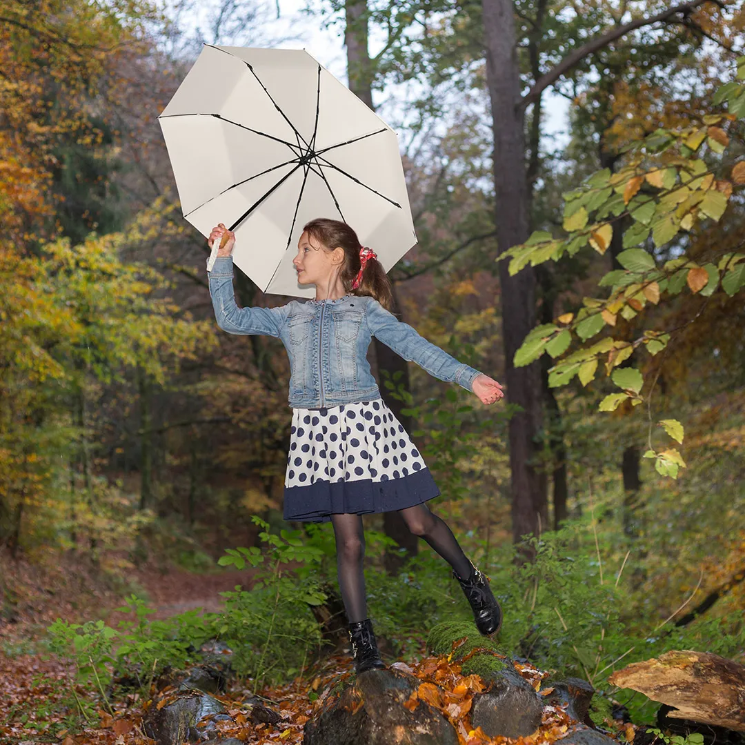 Taschenschirm ÖkoBrella, Ø 98 cm, Länge 26,5 cm, naturweiß wS – Bild 7