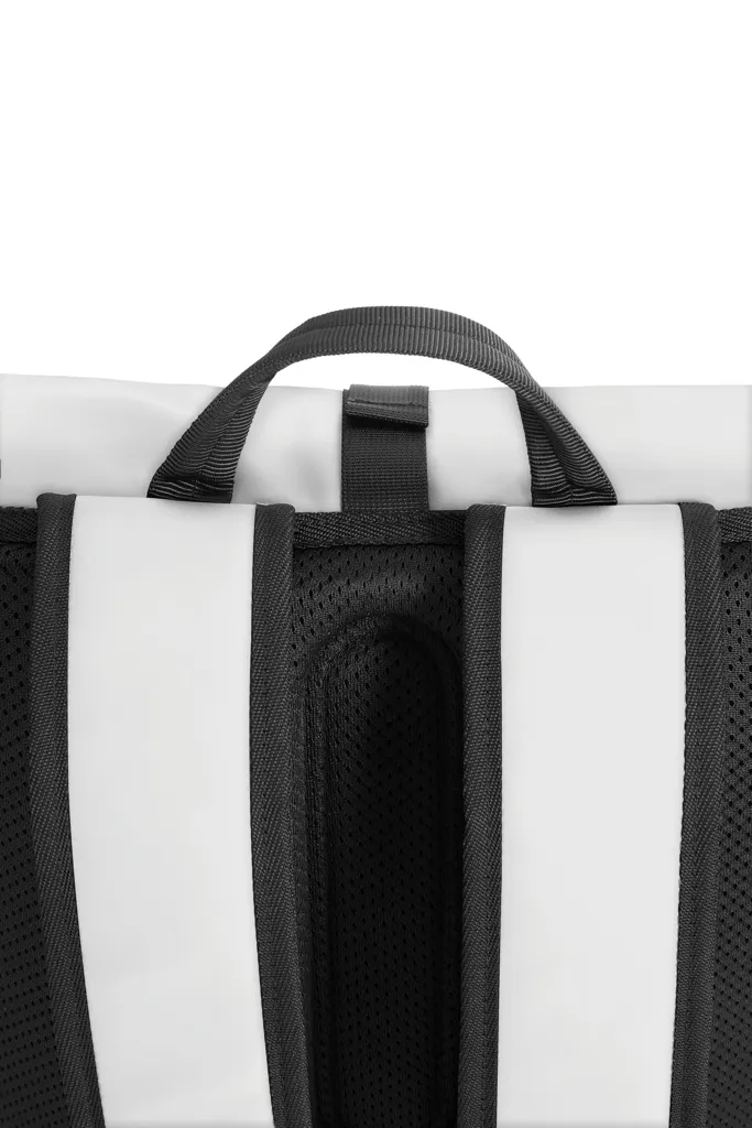 Urban wasserabweisender Flap-Top Rucksack, off white – Bild 13