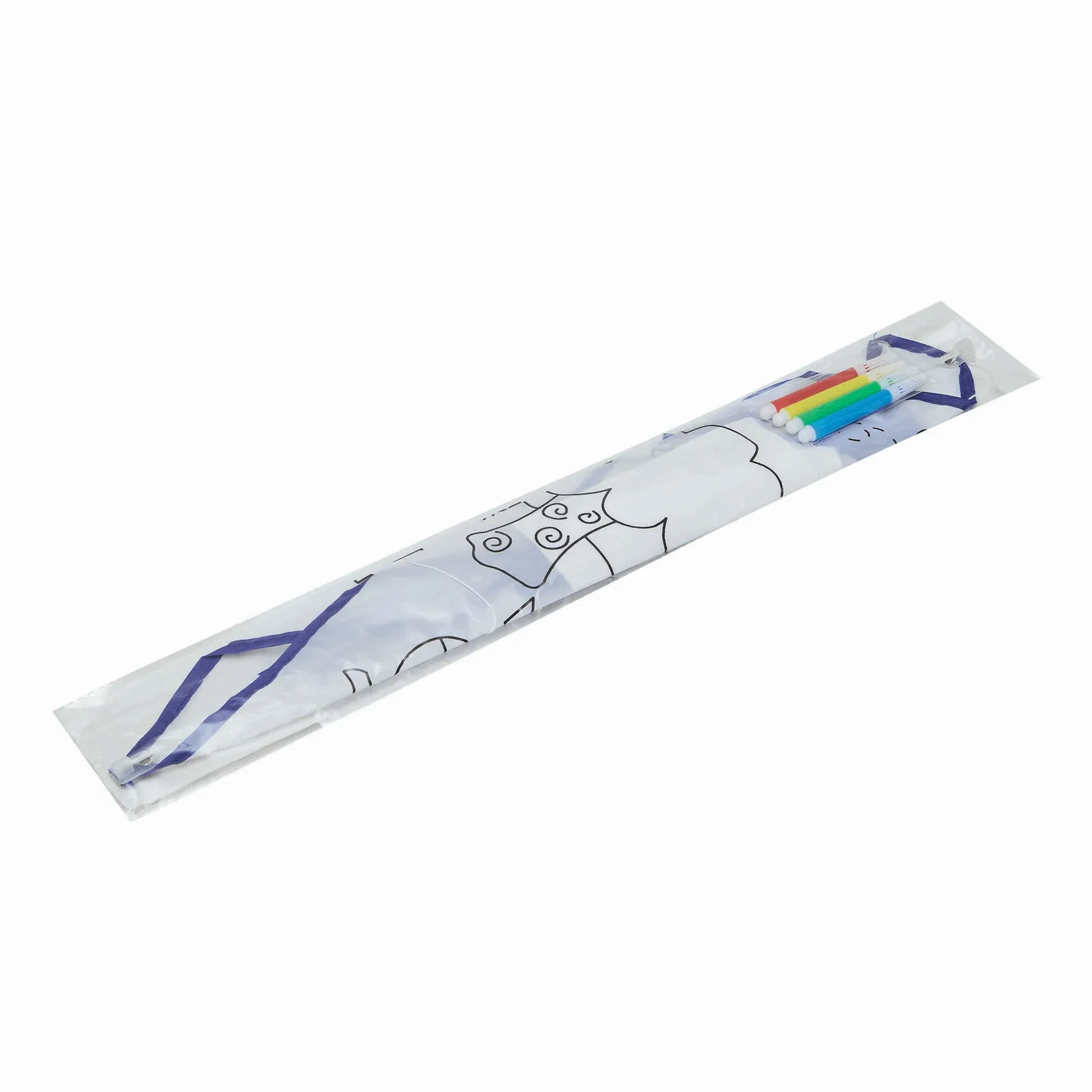 ARTISTIC - Drachen zum Bemalen blau, weiß, blau, weiß – Bild 4