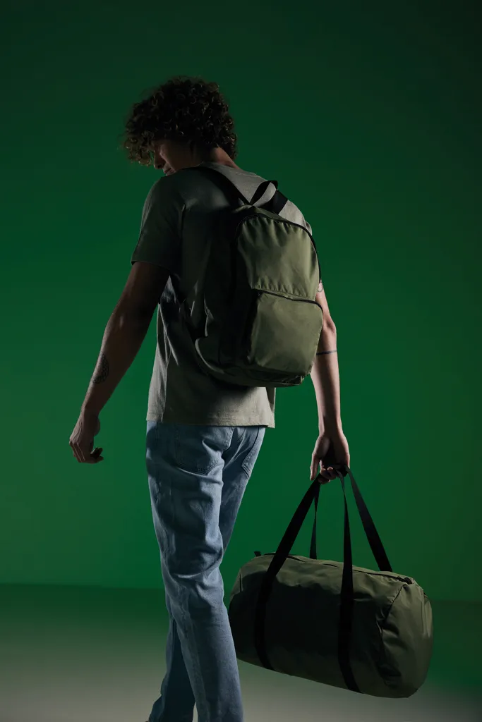 Dillon AWARE™ RPET faltbarer klassischer Rucksack, grün – Bild 9