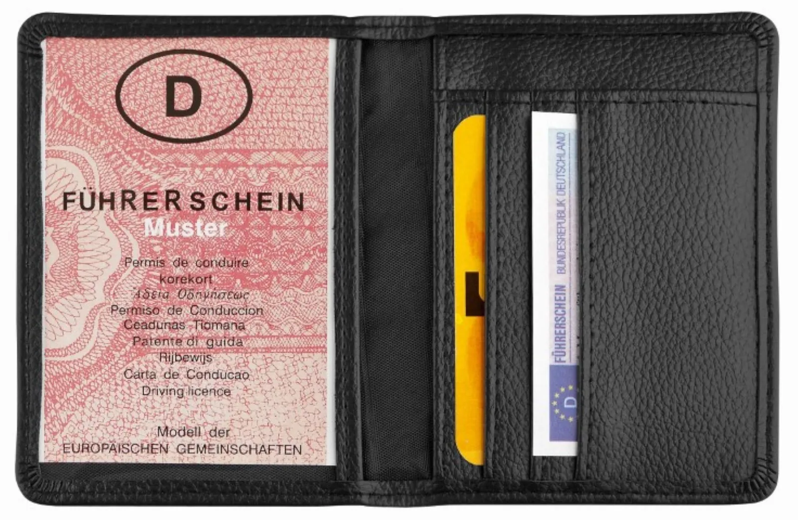 Ausweistasche "LookPlusJumbo" schwarz, schwarz – Bild 2