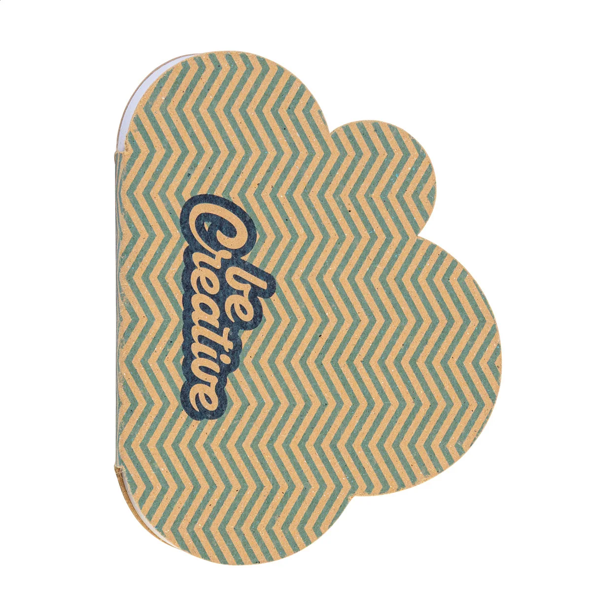 Individueller Haftnotizblock CreaStick Cloud Eco, natur – Bild 5