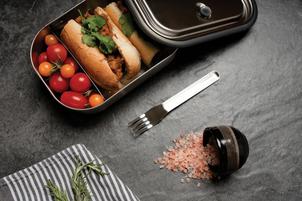 Black+Blum Stainless Steel Lunch Box groß, Olivgrün – Bild 6