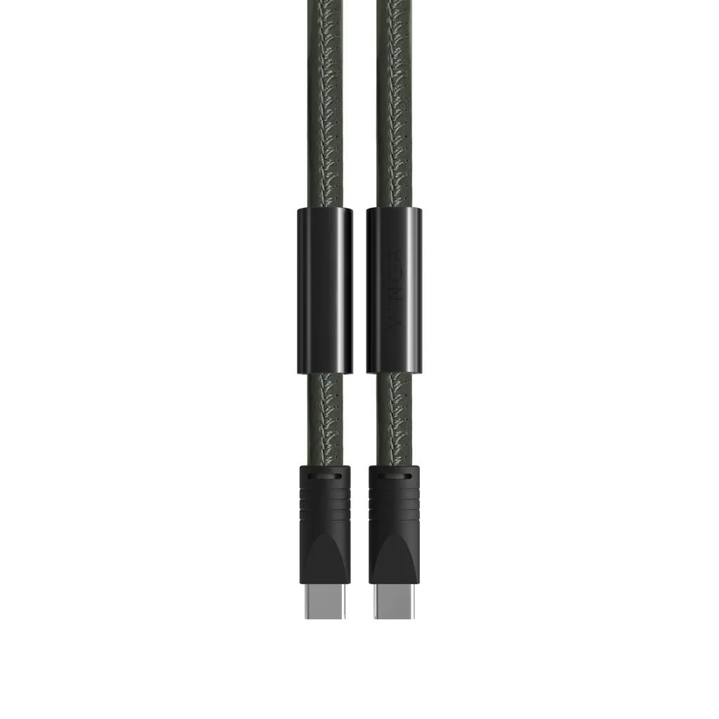 VINGA Baltimore RCS Ladekabel/Lanyard, grün – Bild 4