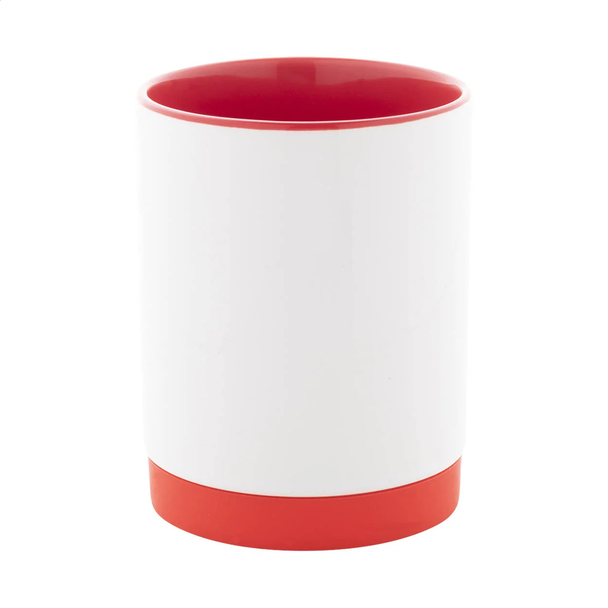 Sublimationstasse MultiColour Plus, rot, weiß – Bild 3