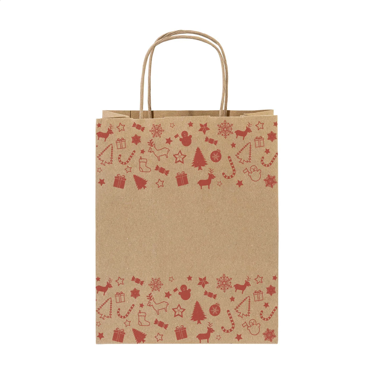 Weihnachtsgeschenktasche Julegave M, mittel, natur – Bild 2