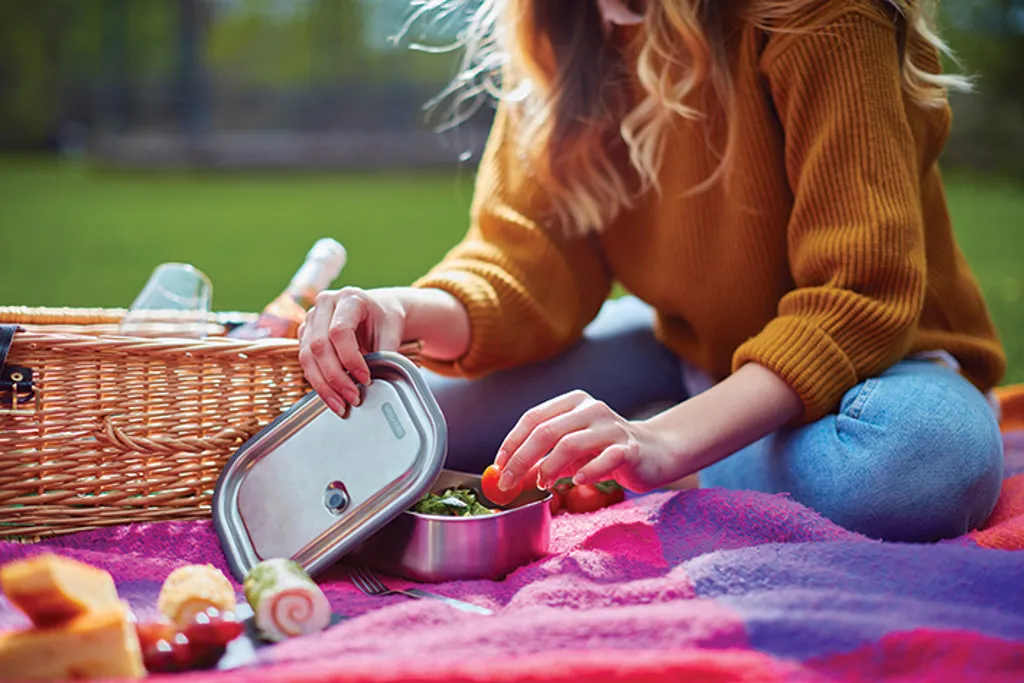 Black+Blum Stainless Steel Lunch Box groß, turkis – Bild 8