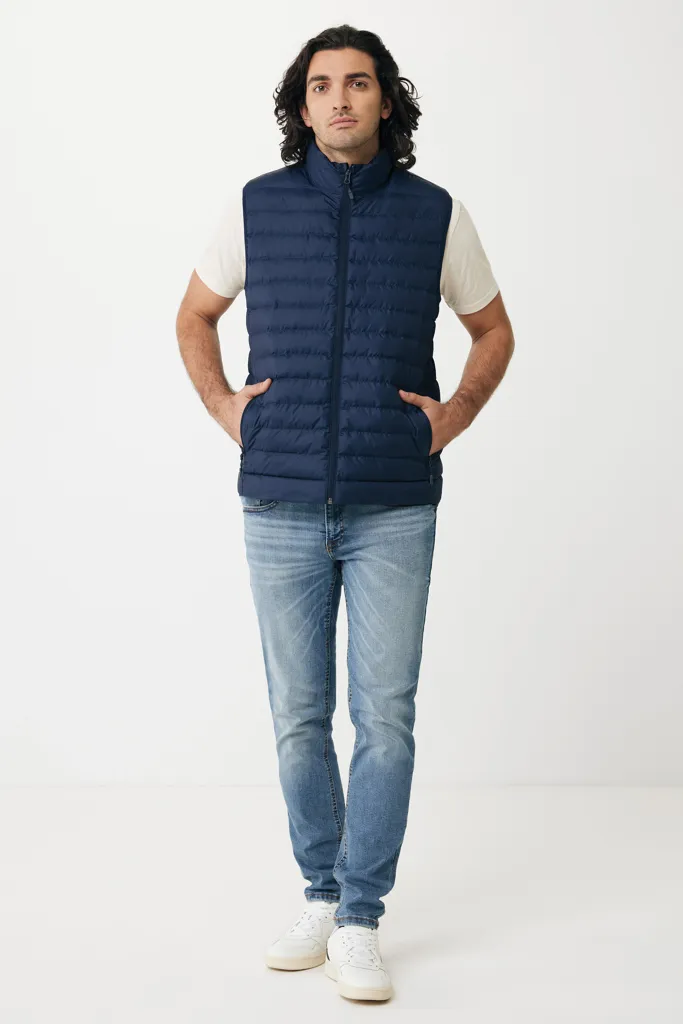 IQONIQ Meru Herren Bodywarmer aus recyceltem Polyester, navy blau – Bild 5