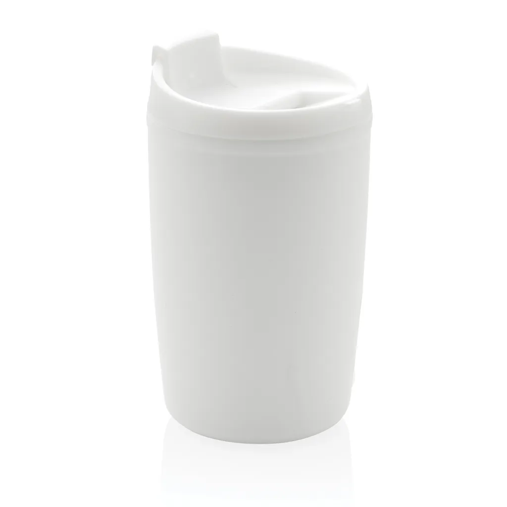 GRS recycelter PP-Becher mit Flip-Deckel, weiß – Bild 6