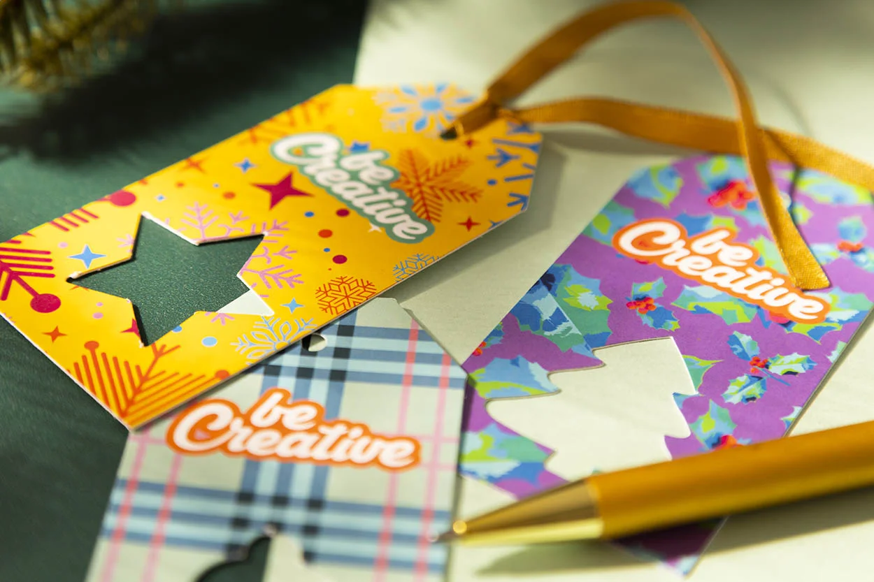 Geschenkanhänger PrinTag Plus, Stern, weiß – Bild 8