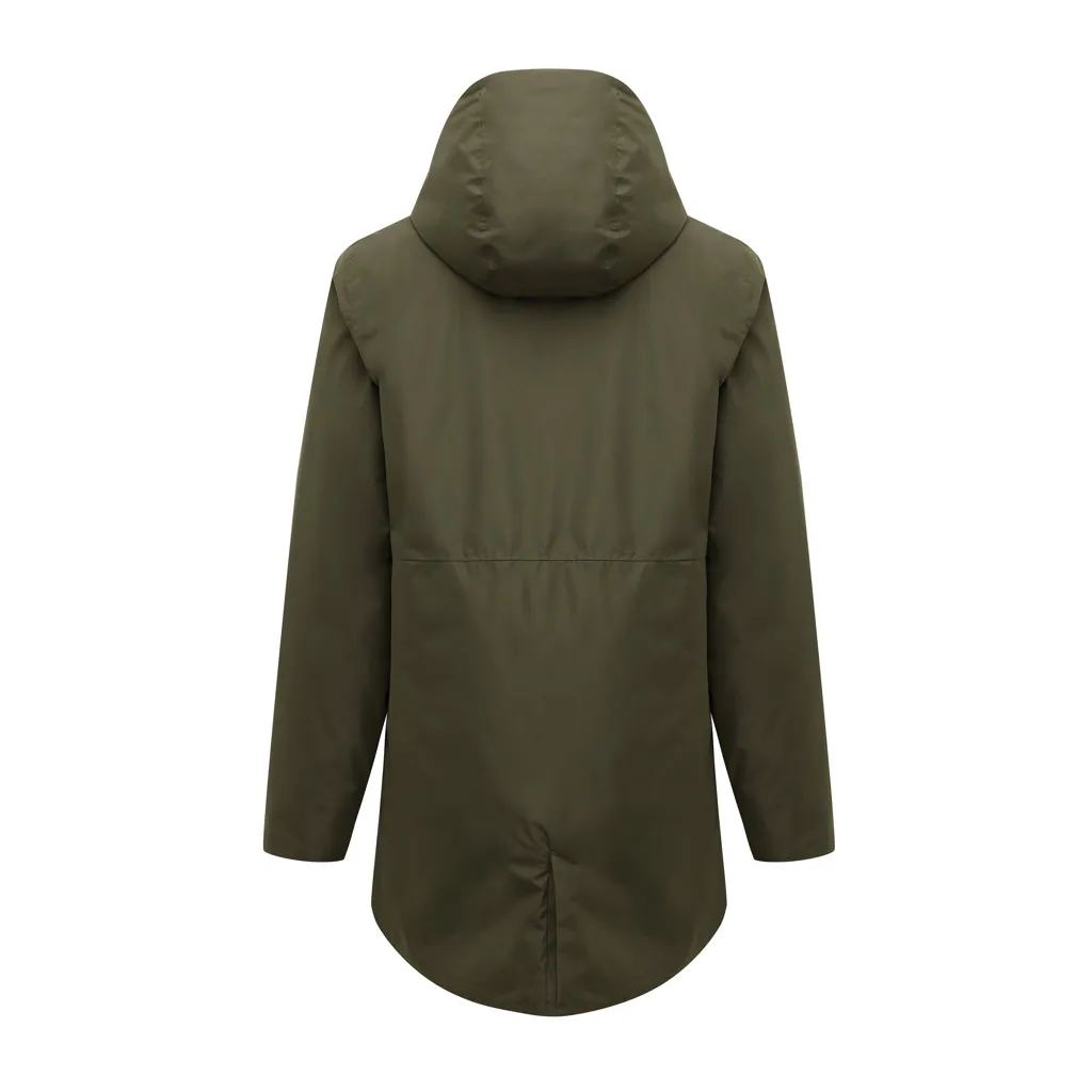 IQONIQ Thelon Parka aus recyceltem Polyester, khaki – Bild 2