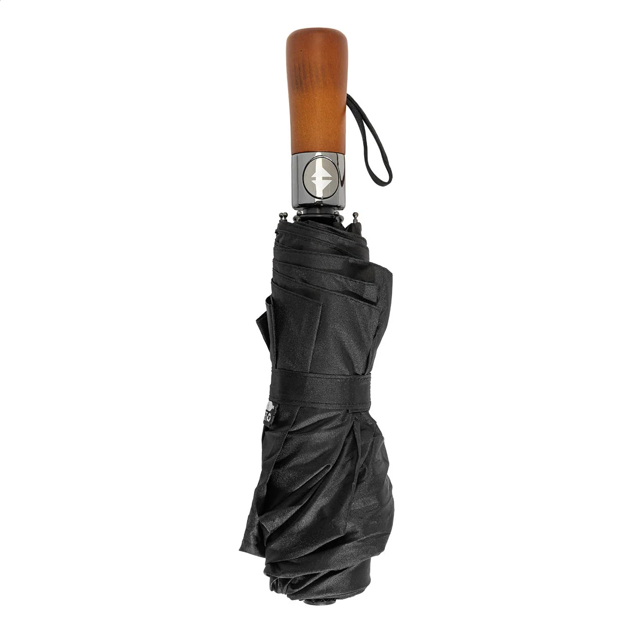 RPET-Regenschirm Superba, schwarz – Bild 4