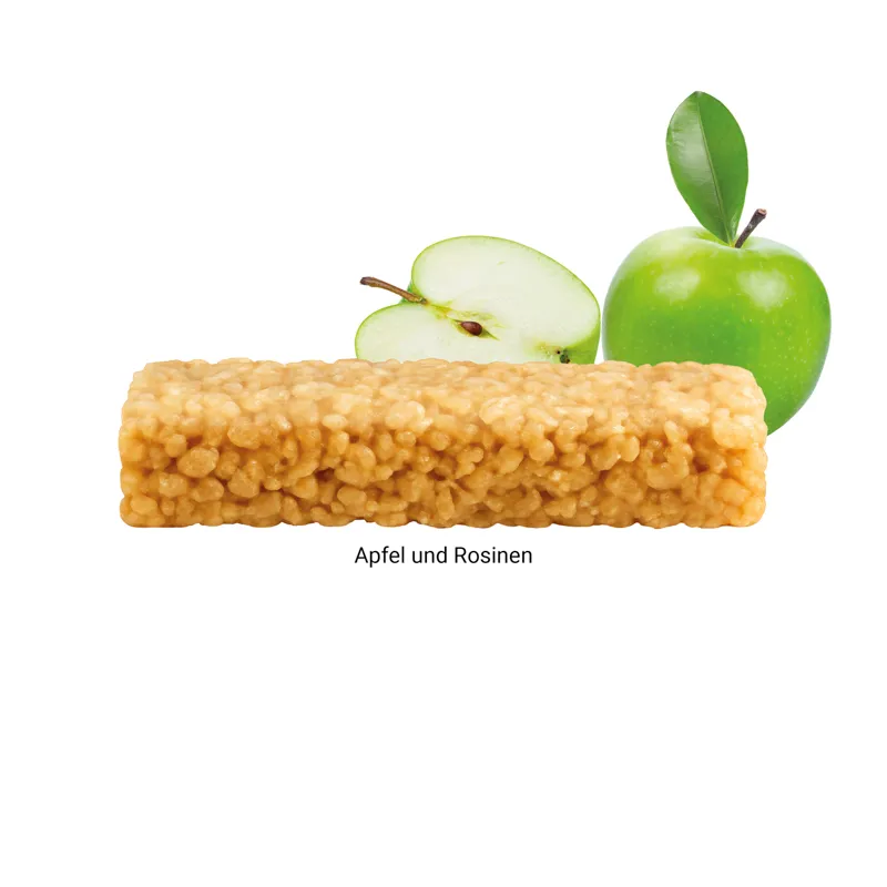 Müsliriegel Multikorn Apfel, Folie weiß – Bild 2