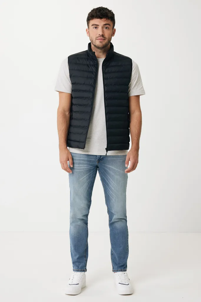IQONIQ Meru Herren Bodywarmer aus recyceltem Polyester, schwarz – Bild 5