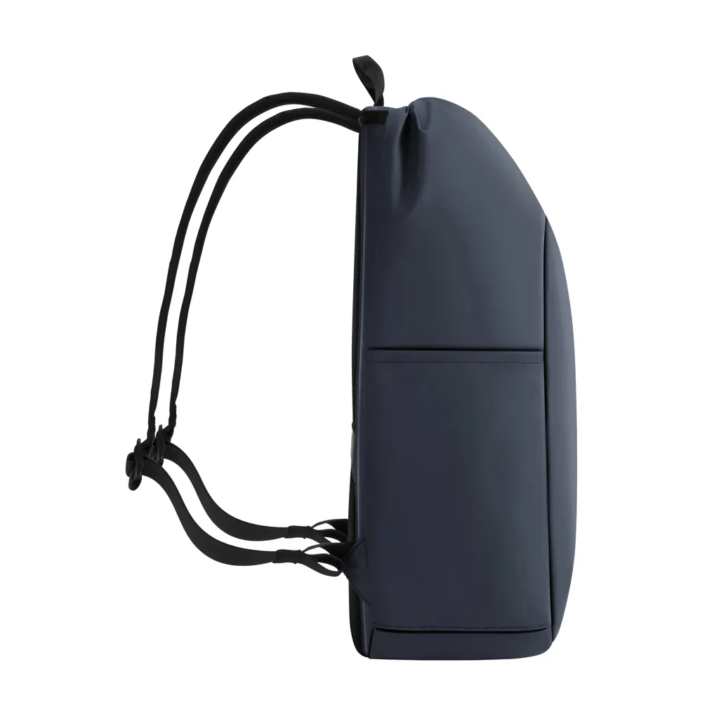 Urban wasserabweisender Anti-Diebstahl Rucksack, navy blau – Bild 4
