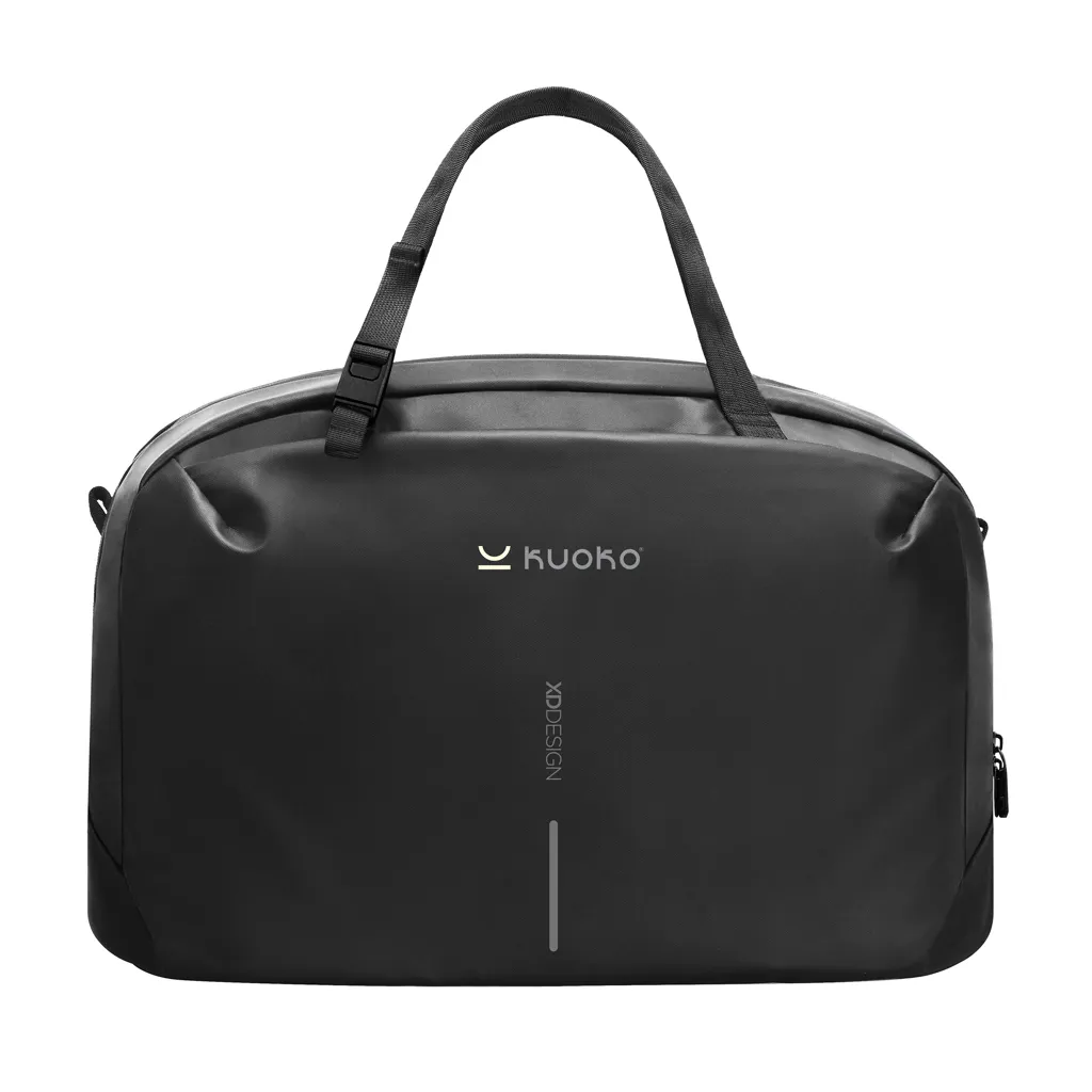 Urban wasserabweisende Wochenendtasche, schwarz – Bild 21