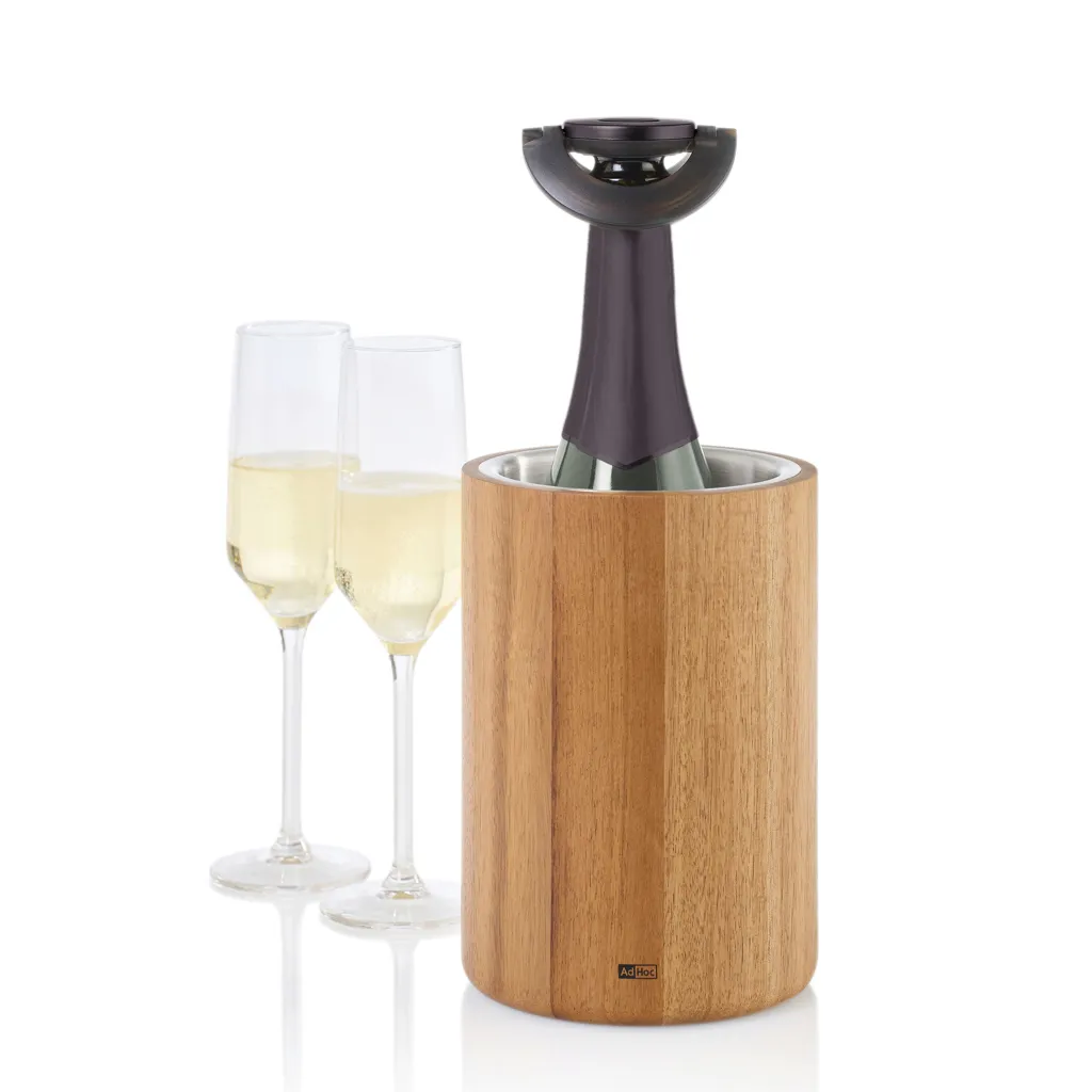 AdHoc Gusto Champagner-Verschluss, schwarz – Bild 3