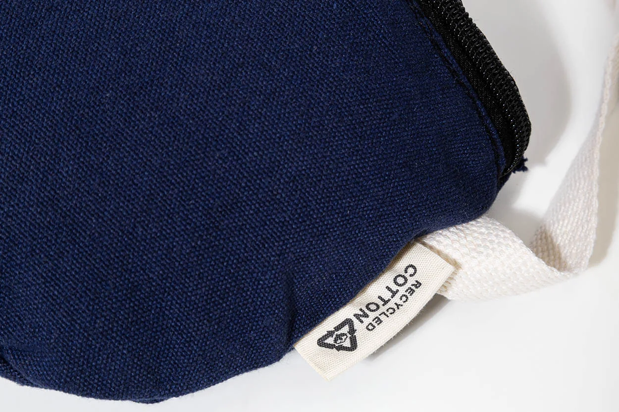 Gürteltasche Rekan Hip aus recyceltem Canvas, blau – Bild 5