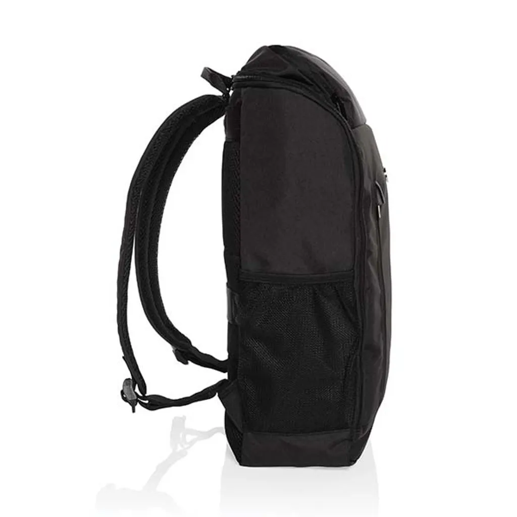 Swiss Peak AWARE™ Easy Access 15.6" Laptop-Rucksack, schwarz – Bild 3