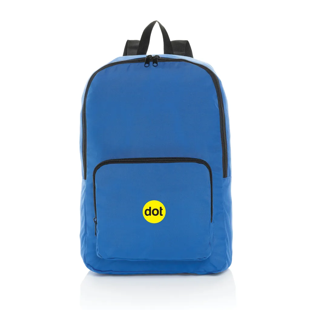 Dillon AWARE™ RPET faltbarer klassischer Rucksack, Königsblau – Bild 8