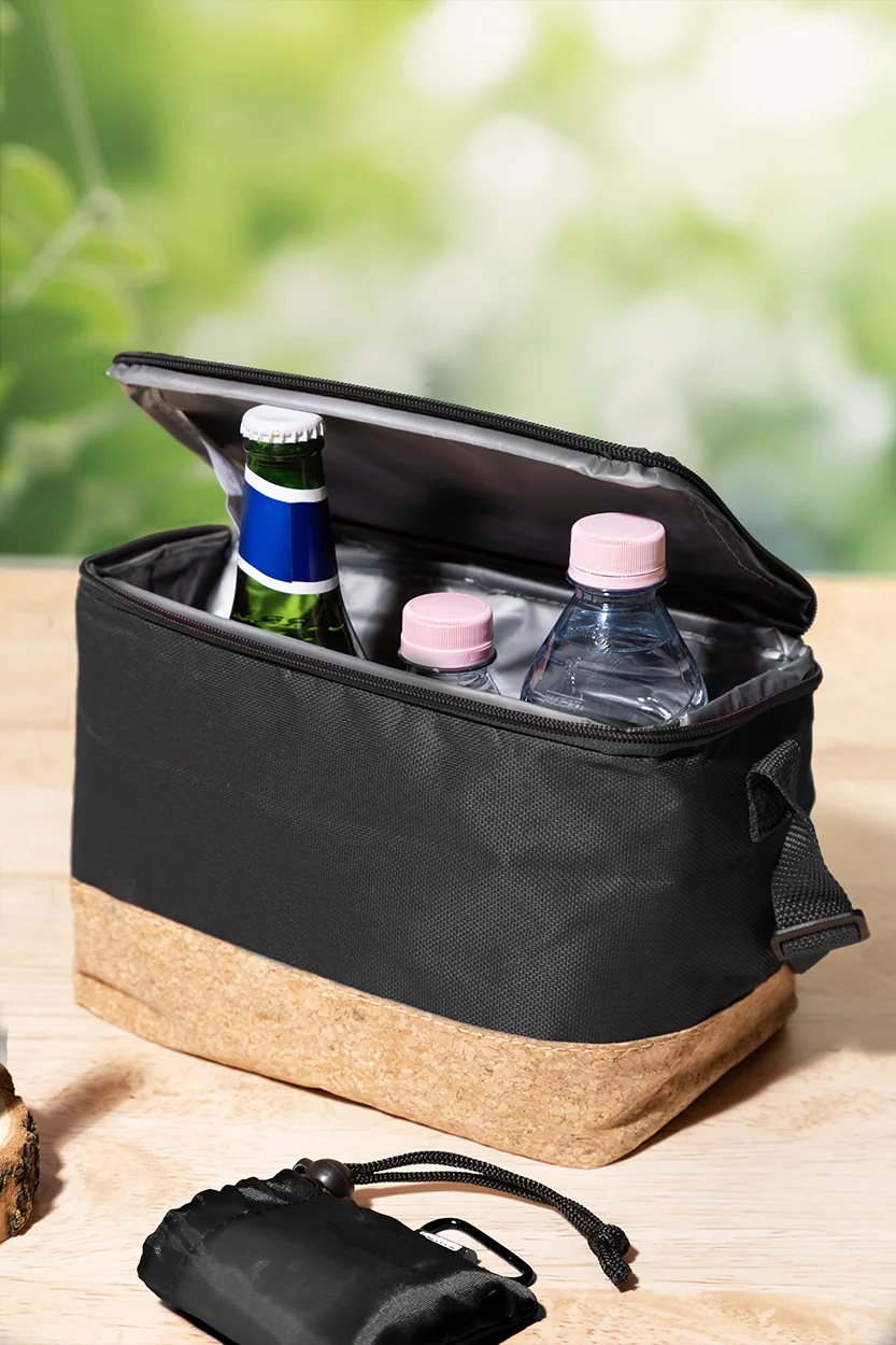 Kühltasche RPET Kooper, schwarz – Bild 6