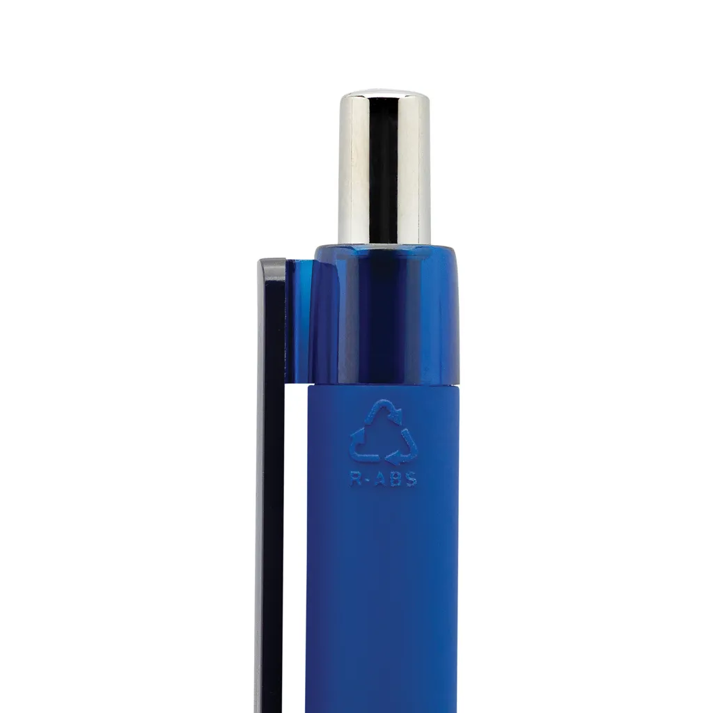 X8 Stift mit Smooth-Touch aus RCS recyceltem ABS, navy blau – Bild 2