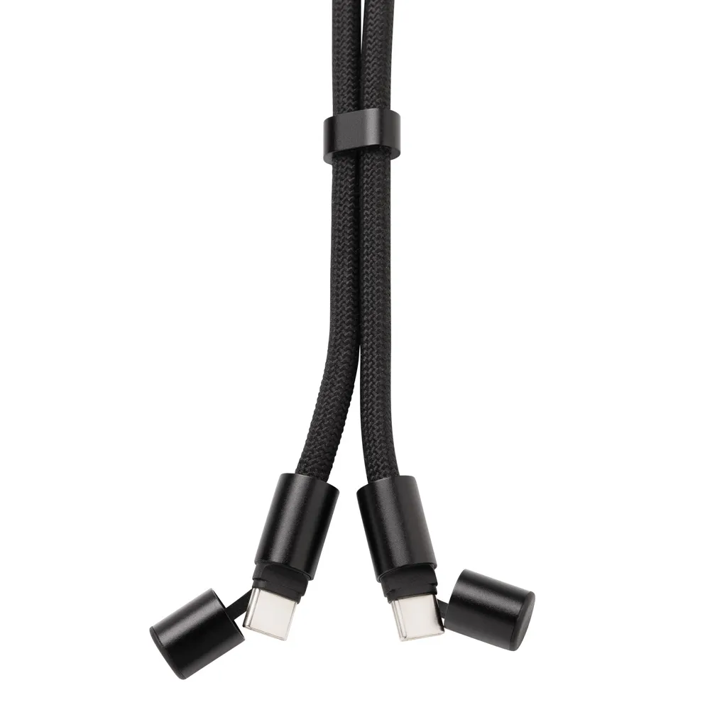 LoopAmp 60W Handgelenksband für Smartphones aus RCS rPET, schwarz – Bild 7