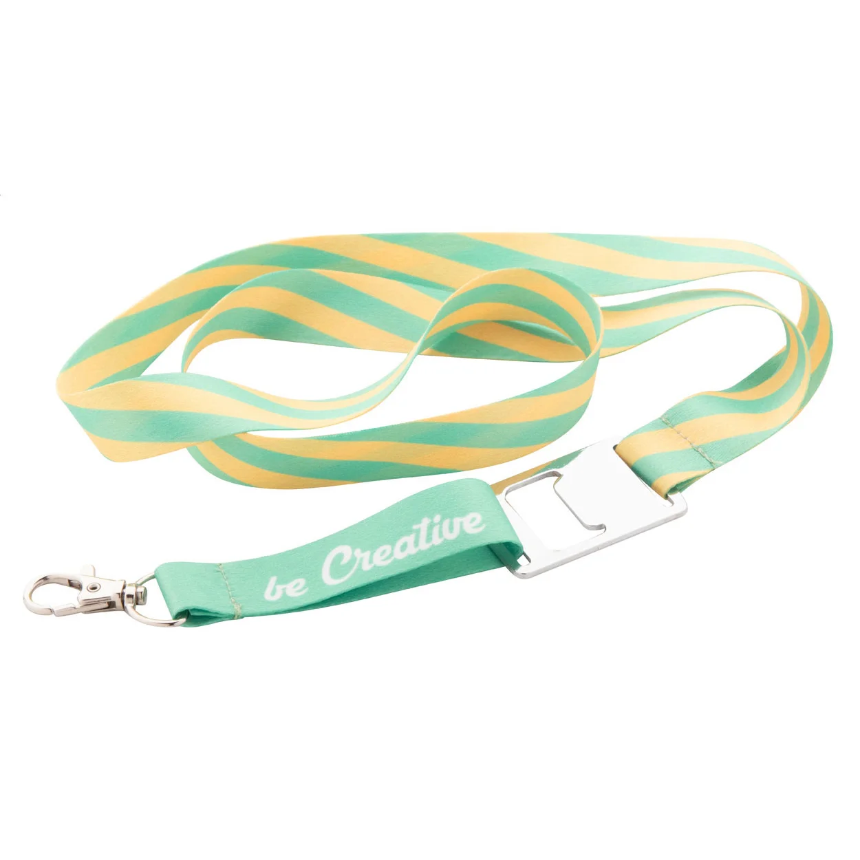 Sublimations-Lanyard Subyard Drink, weiß – Bild 3