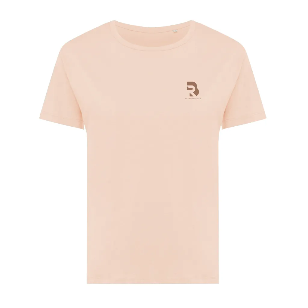 IQONIQ Yala Damen T-Shirt aus recycelter Baumwolle, peach nectar – Bild 3