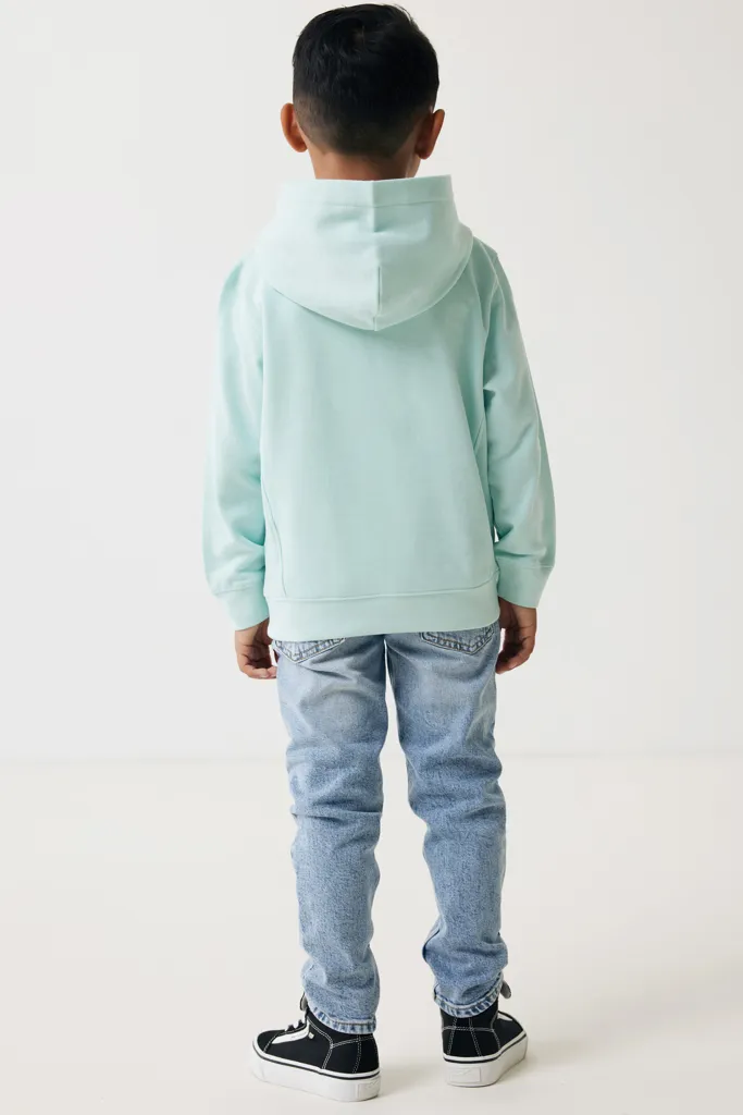 IQONIQ Yengo KidsHoodie mit Seitentaschen aus rec. Baumwolle, crushed mint – Bild 8
