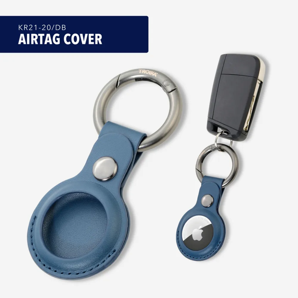 Schlüsselanhänger AIRTAG COVER dunkelblau/gunmetal, dunkelblau/gunmetal – Bild 8