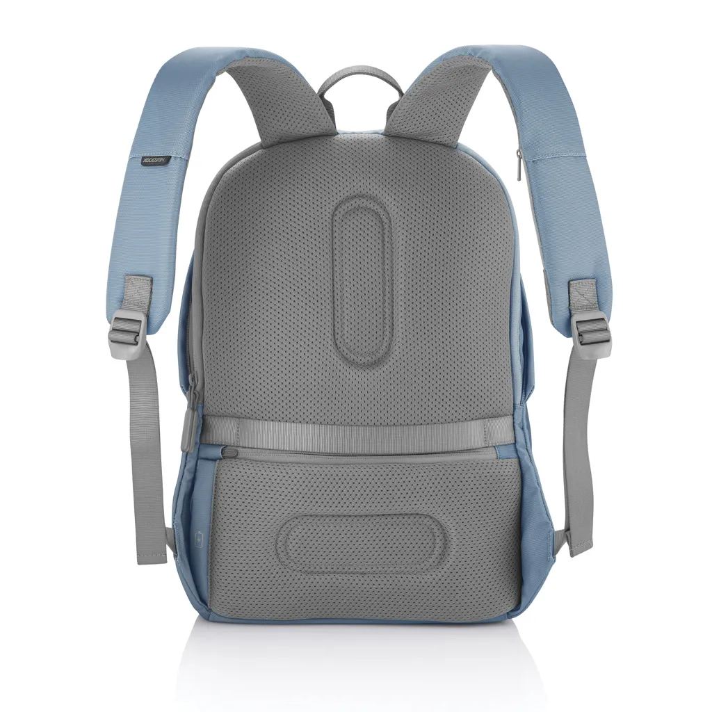 Bobby Soft, Anti-Diebstahl-Rucksack, blau – Bild 4