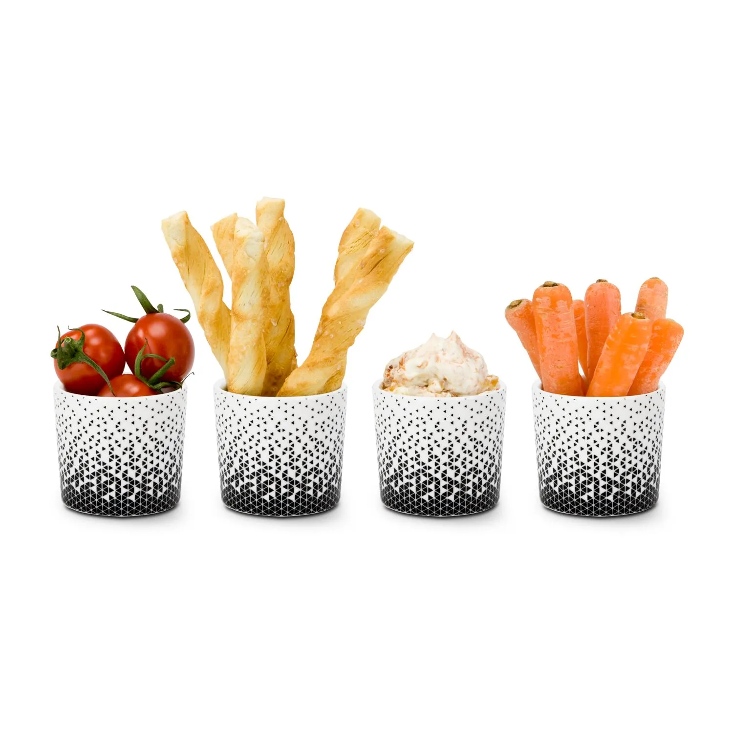 ROMINOX® 4er-Set Mini Snackbecher // Aperitivo