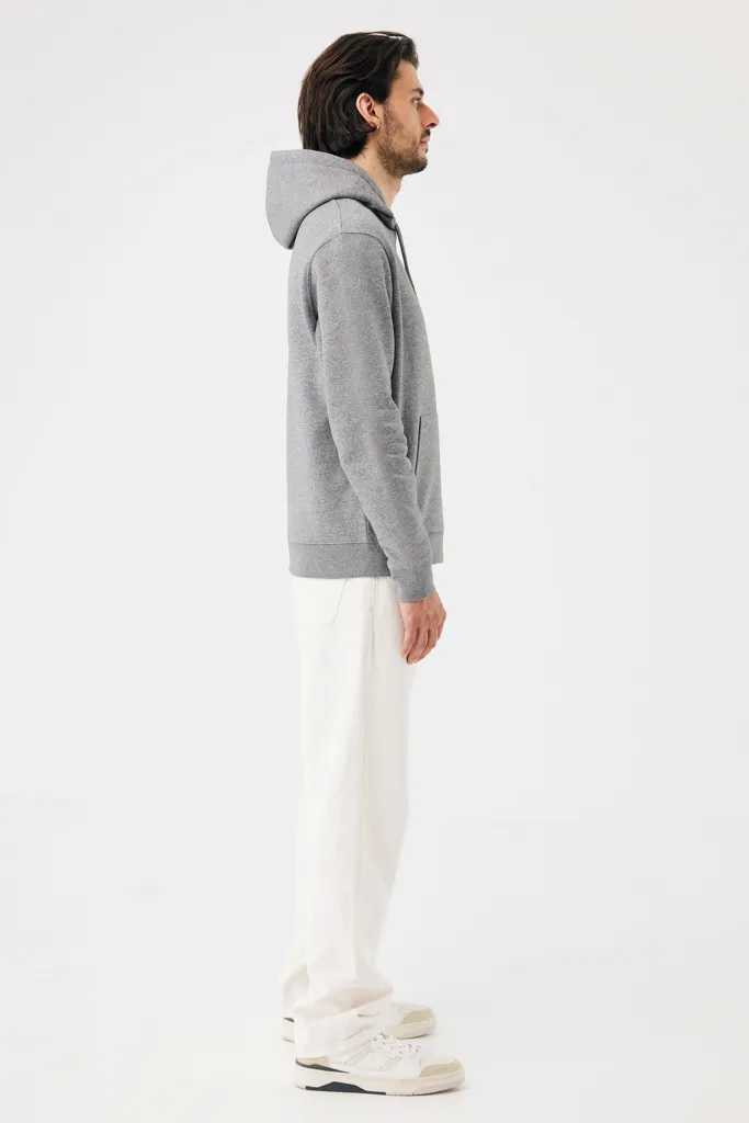 IQONIQ Joshua Hoodie aus recycelter Baumwolle, light heather anthracite – Bild 7