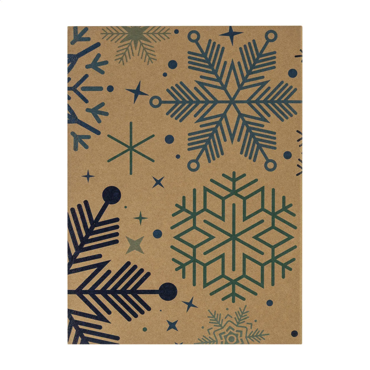 Weihnachtskarte FestiCard Kraft, Stern, natur – Bild 4