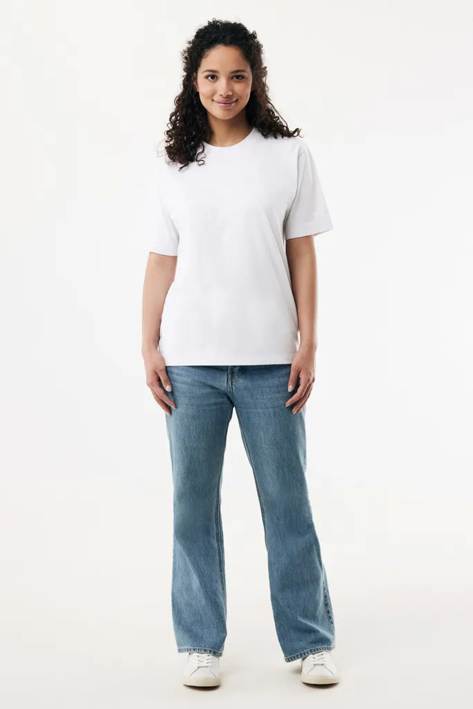 IQONIQ Nikko Heavyweight T-Shirt aus recycelter Baumwolle, recycled white – Bild 4