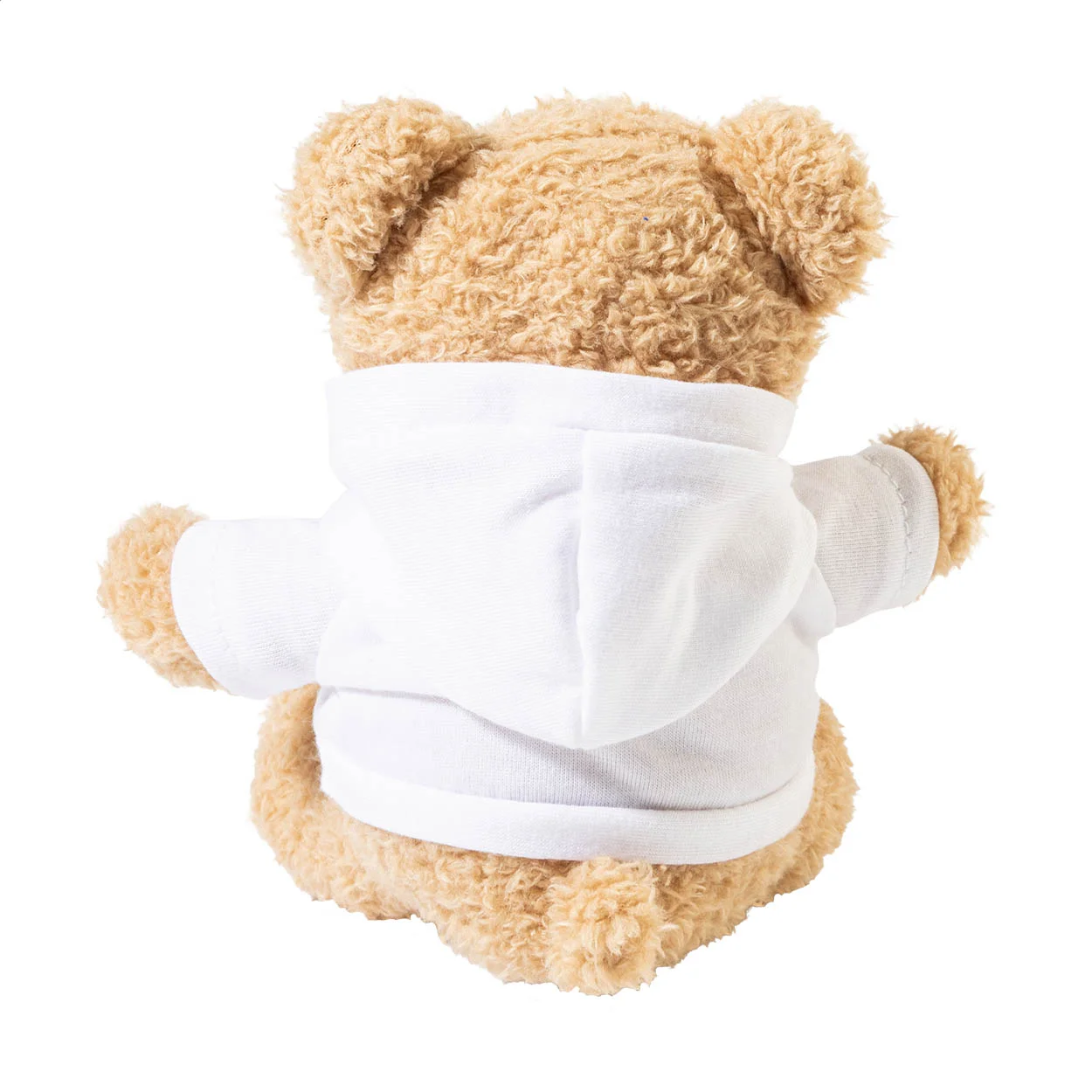 Plüsch-Teddybär Hobear mit Hoodie, weiß – Bild 3