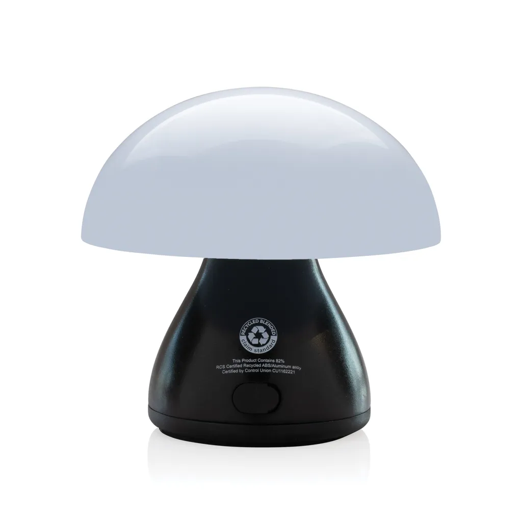 Luming wiederaufladbare USB-Tischlampe aus RCS Kunststoff, schwarz – Bild 2