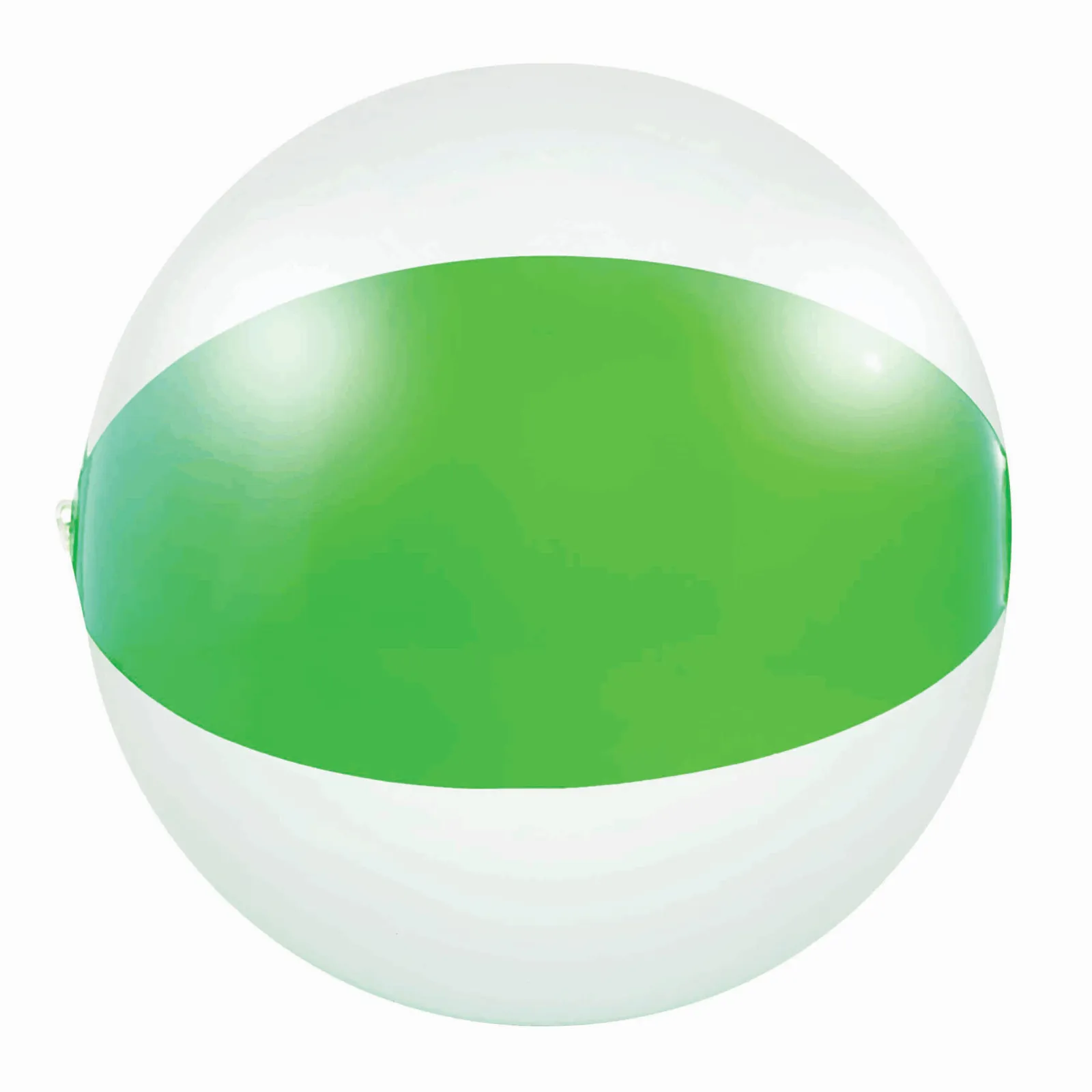 ATLANTIC SHINY - Aufblasbarer Strandball, grün, weiß – Bild 3