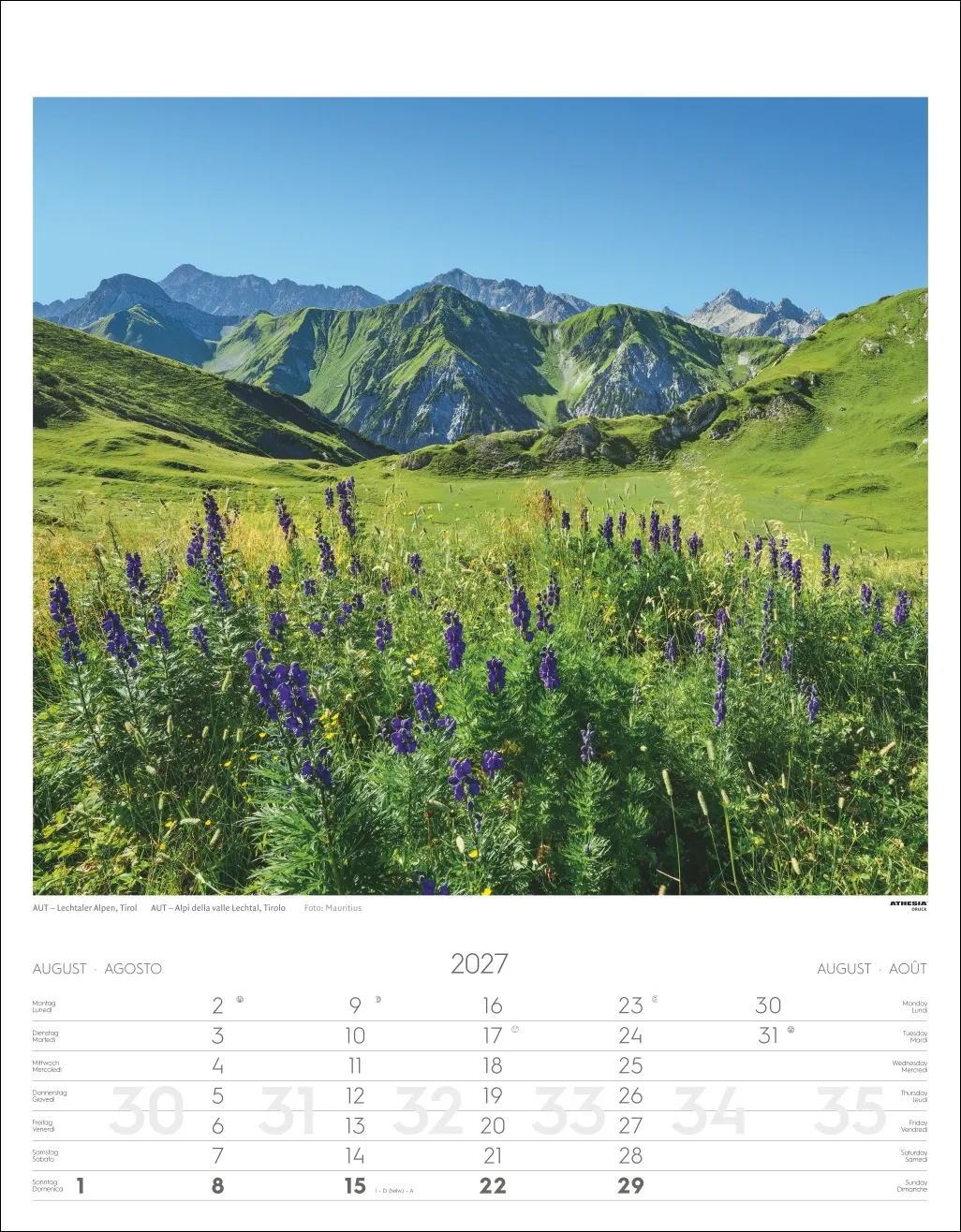 Alpen Wandkalender 2027 – Bild 9