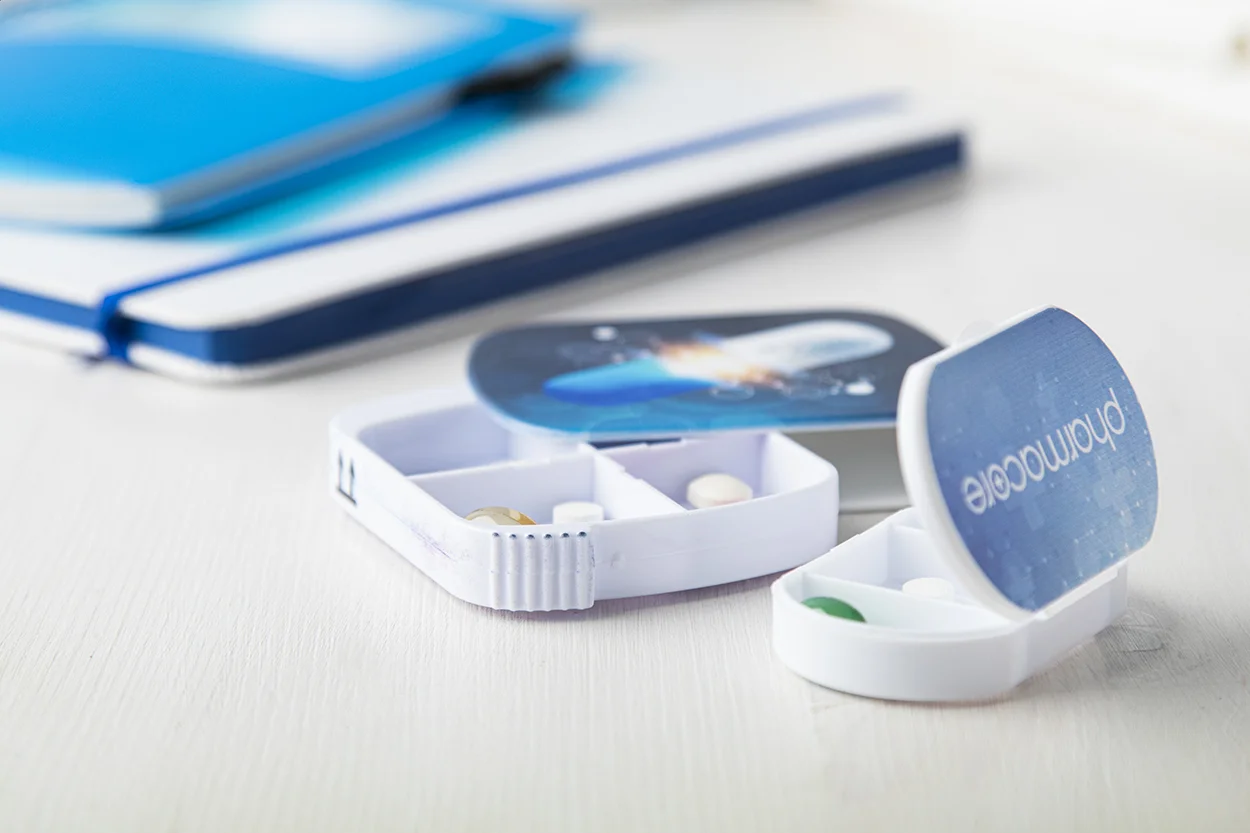 Pillendose Tripill, weiß – Bild 4